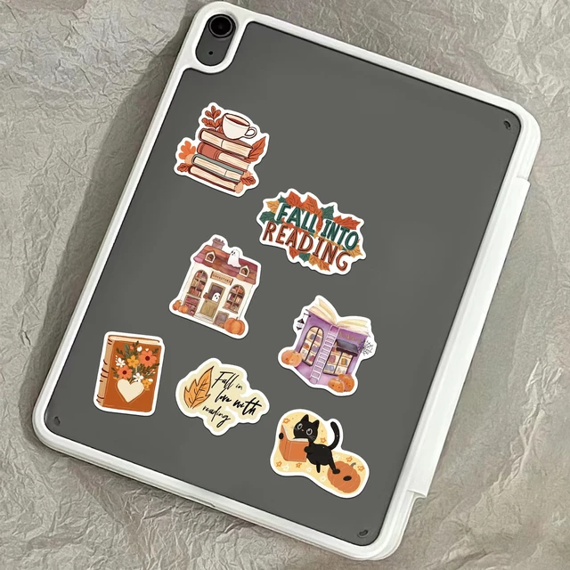 Alt view image 3 of 3 - 600PCS Book Stickers for Kindle,Bookish Mixed Stickers Pack,Vinyl Reading Decals for for Water Bottle Laptop,Readers Gift