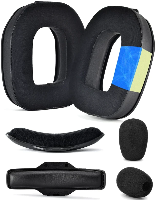 Main image of Cooling Gel Earpads for Astro A40 TR Headset A40 TR Mod Kit Ear Cushions and Headband, Upgrade High-Density Noise Cancelling Foam, Added Thickness