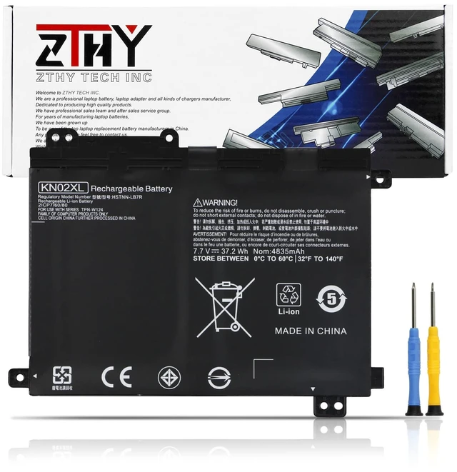 Main image of 37.2Wh KN02XL Laptop Battery Replacement for HP Pavilion x360 11-AD 11M-AD 11m-ad0xx 11m-ad1xx 11m-ad113dx 11m-ad013dx 11-AD010CA 11-AD051NR 11-adxxxTU 916365-421 916365-541 916809-855 TPN-W124