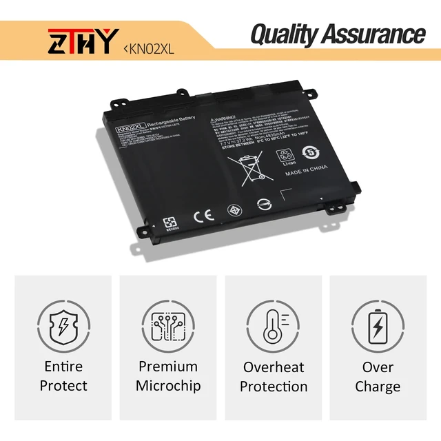 Alt view image 5 of 7 - 37.2Wh KN02XL Laptop Battery Replacement for HP Pavilion x360 11-AD 11M-AD 11m-ad0xx 11m-ad1xx 11m-ad113dx 11m-ad013dx 11-AD010CA 11-AD051NR 11-adxxxTU 916365-421 916365-541 916809-855 TPN-W124