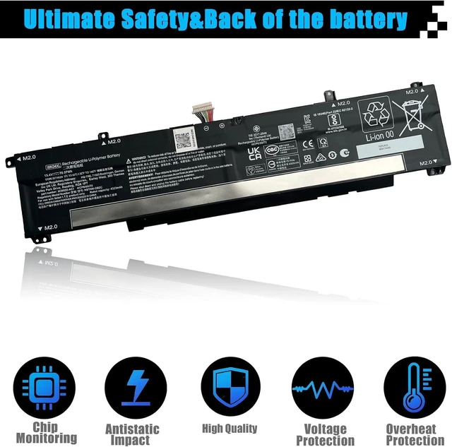 Alt view image 4 of 7 - WK04XL M39179-005 Battery for HP OMEN 16-b 16-c Victus 16-e 16-d 15-f Victus 16-D0001UR 16-D0023DX 16-E0005UA 16-D1113TX 16-E0029UR 16-E0194NW HSTNN-IB9V HSTNN-WB0B HSTNN-OB2C M38822-1D1 70.07Wh