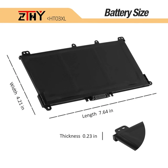 Alt view image 7 of 7 - HT03XL Battery Replacement for HP Pavilion 15-CS 15-CW 15-CU 15-DA 15-DB 15-DW 15-DY 15T-DA 15T-DB 15T-DQ 15-cu1xxx 15-cw1xxx 15-DA0XXX 15-db1xxx 15-dw0xxx 15t-dy100 17-by0xxx 17-ca0xxx 14m-dh0xxx