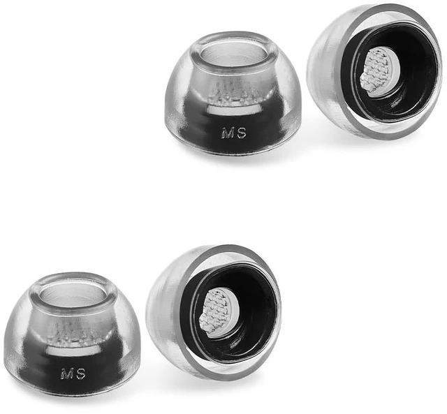 Alt view image 7 of 7 - Crystal for Galaxy Buds 4/3 Pro Ear Tips Samsung-Certified Ear Tips SMAPP-Certified, Galaxy Buds 4/3 Pro, Anti-Slip, Grippy Surface, Active Lifestyle, Hypoallergenic Silicone