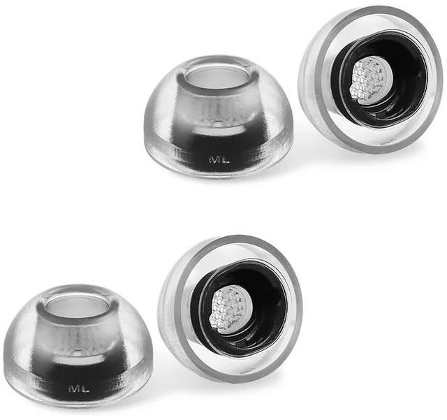 Alt view image 7 of 7 - Crystal for Galaxy Buds 4/3 Pro Ear Tips Samsung-Certified Ear Tips SMAPP-Certified, Galaxy Buds 4/3 Pro, Anti-Slip, Grippy Surface, Active Lifestyle, Hypoallergenic Silicone