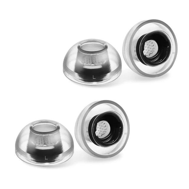 Alt view image 7 of 7 - Crystal for Galaxy Buds 4/3 Pro Ear Tips Samsung-Certified Ear Tips SMAPP-Certified, Galaxy Buds 4/3 Pro, Anti-Slip, Grippy Surface, Active Lifestyle, Hypoallergenic Silicone