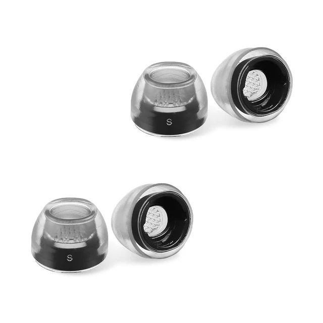 Alt view image 7 of 7 - Crystal for Galaxy Buds 4 Pro Ear Tips Samsung-Certified Ear Tips SMAPP-Certified, Galaxy Buds 4/3 Pro, Anti-Slip, Grippy Surface, Active Lifestyle, Hypoallergenic Silicone