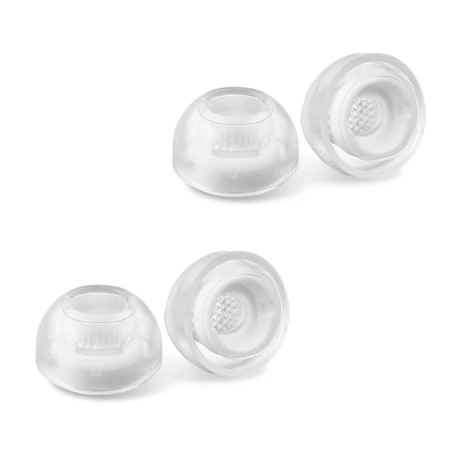 Alt view image 7 of 7 - Crystal for Galaxy Buds 4 Pro Ear Tips Samsung-Certified Ear Tips SMAPP-Certified, Galaxy Buds 4/3 Pro, Anti-Slip, Grippy Surface, Active Lifestyle, Hypoallergenic Silicone