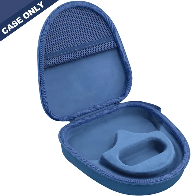 Alt view image 3 of 7 - Hard Case for JBL Tune 720BT 520BT 770NC 670NC 510BT, Dark Blue Travel Case Compatible with JBL Live 770NC 780NC 680NC 670NC Headphones. Hard EVA Shell with Soft Velvet Lining. Case Only
