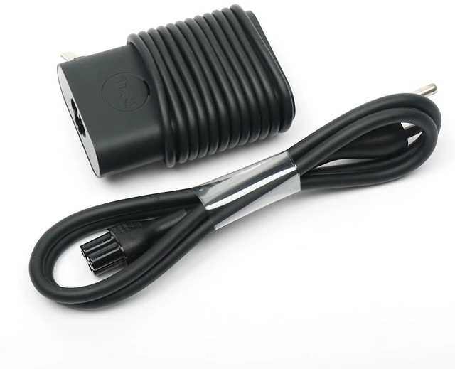 Main image of Laptop Charger 45W USB Type C USB C AC Adapter,XPS 13 9300 9310 2 in 1 9315 2 in 1 AC Charger, Black, DA45NM170