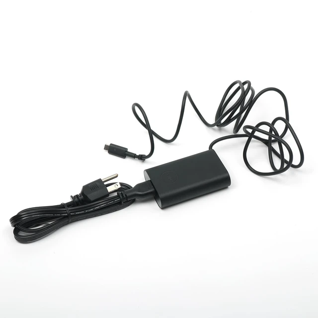 Alt view image 3 of 7 - Laptop Charger 45W USB Type C USB C AC Adapter,XPS 13 9300 9310 2 in 1 9315 2 in 1 AC Charger, Black, DA45NM170