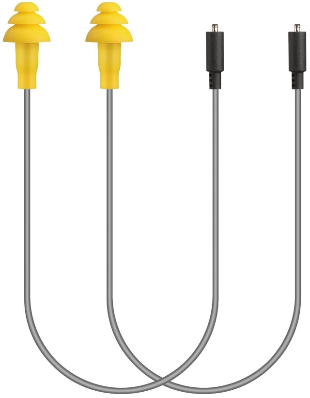Main image of 2pcs Replacement Work Earbuds Cables for Model#MI04N Wireless Neckband Replaceable Earbuds (Grey & Yellow)