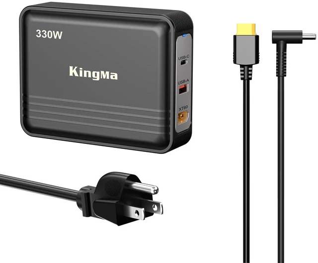 Main image of 330W Universal Gaming Laptop Charger for HP (20V/16.5A), XT60 Port with 45-30mm Cable,3-Port Portable Travel Adapter, PD3.0 Fast Charging,Compatible with HP OMEN15/16/17/Pavilion16/15
