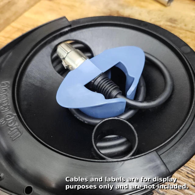 Alt view image 4 of 7 - Incendion Audio: Fast, Tangle-Free Cable Organizer for Musicians & DJs Safe, Quick Cord Storage for Stage, Studio & Gear Bags (Velvet Black, 3 Pack)