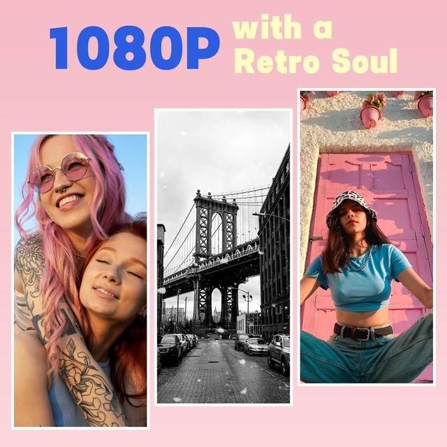 Alt view image 5 of 7 - Keychain Camera, 1080P Y2K Vibe Camera, 8GB Card, 80 Min Record, Pocket-Sized Birthday Gift for Best Friends, Travel & Campus Life