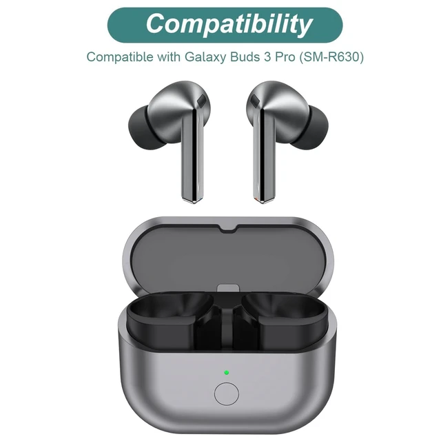 Alt view image 2 of 7 - Charging Case for Galaxy Buds 3 Pro (SM-R630) Earbuds Portable Charger Case Cover Replacement for Samsung Galaxy Buds 3 Pro