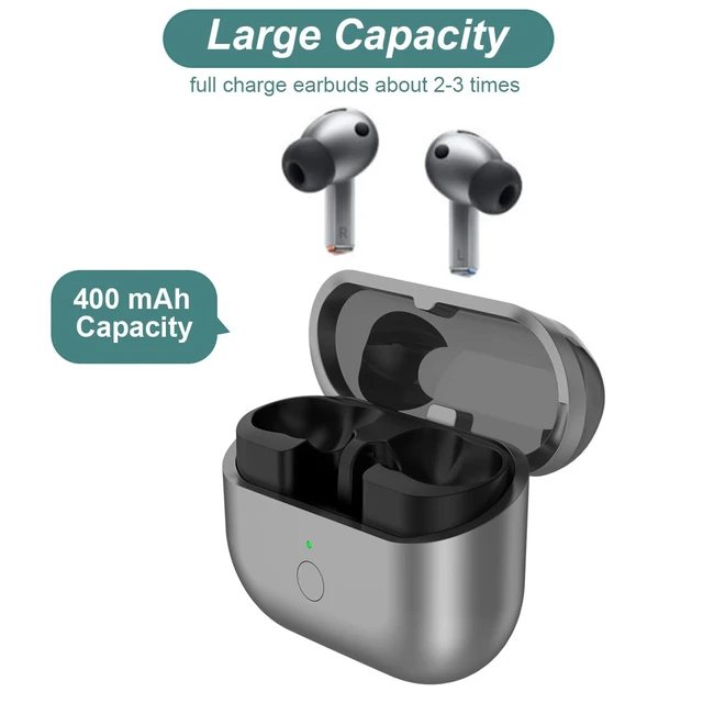 Alt view image 3 of 7 - Charging Case for Galaxy Buds 3 Pro (SM-R630) Earbuds Portable Charger Case Cover Replacement for Samsung Galaxy Buds 3 Pro