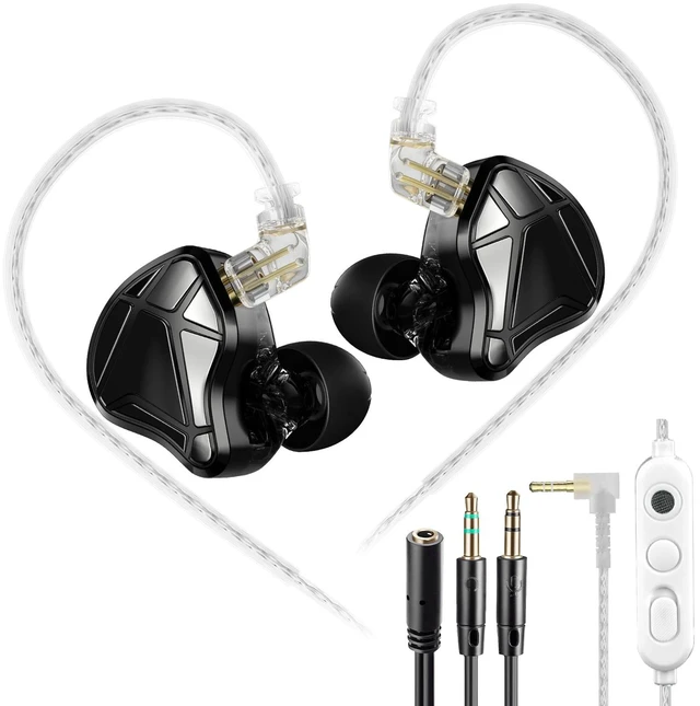 Main image of Axas in-Ear Monitor for Gaming IEM with Mic Tuned for FPS 3.5 Jack Great Sound Separation & Spatiality. Wide Frequency Range. High Transparency. Powerful Bass and Detailed Treble Reproduction