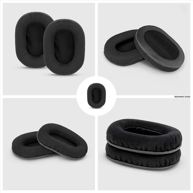 Alt view image 6 of 7 - Replacement Micro Suede Earpads for SONY MDR 7506, V6, CD900ST, Memory Foam Ear Pad & Suitable for Other On Ear Headphones, Micro Suede Black