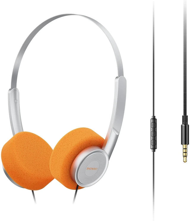 Main image of FiiO Wind PRO Lightweight On-Ear Headphones, 77g, 40mm Dynamic Driver, Semi-Open Hi-Fi Sound, Retro Design, 3.5mm Wired Headphones with in-Line Controls (Silver)