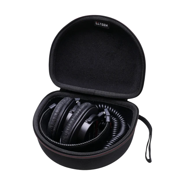 Alt view image 2 of 7 - Case for Sony MDR7506 Professional Large Diaphragm Headphone Black Hard Carrying Travel Case for Sony MDR7506 Professional Large Diaphragm Headphone