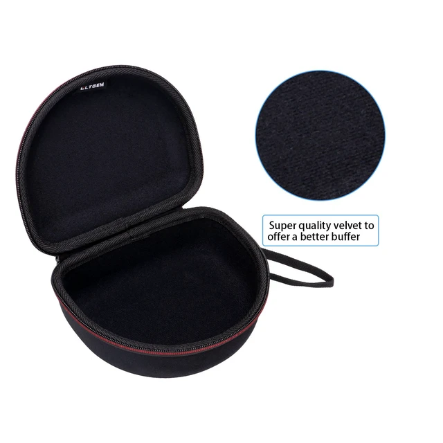 Alt view image 4 of 7 - Case for Sony MDR7506 Professional Large Diaphragm Headphone Black Hard Carrying Travel Case for Sony MDR7506 Professional Large Diaphragm Headphone
