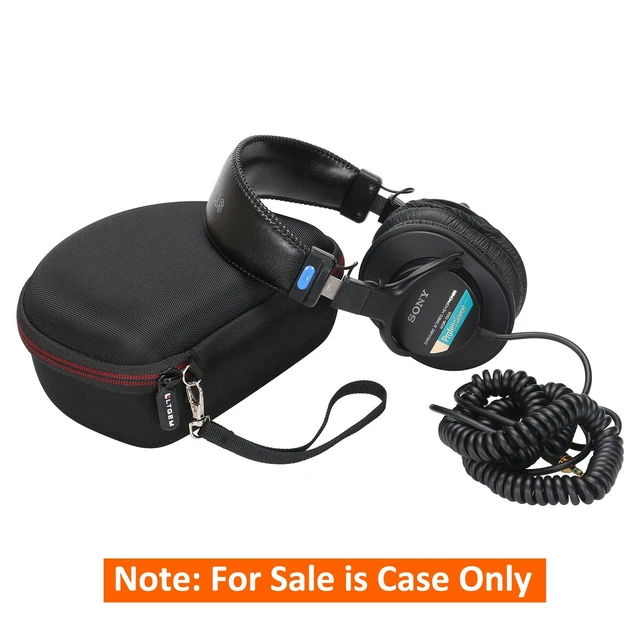 Alt view image 6 of 7 - Case for Sony MDR7506 Professional Large Diaphragm Headphone Black Hard Carrying Travel Case for Sony MDR7506 Professional Large Diaphragm Headphone