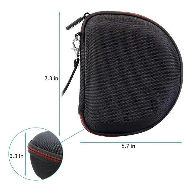 Alt view image 5 of 7 - Case for Sony MDR7506 Professional Large Diaphragm Headphone Black Hard Carrying Travel Case for Sony MDR7506 Professional Large Diaphragm Headphone