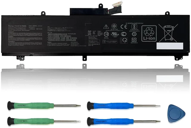 Main image of C41N1837 Laptop Battery 15.4V 76Wh 4940mAh Replacement for Asus ROG Zephyrus GA502DU GA502GU GU502DU GU502GU GU502GV GU532GU GU532GV GX502GV GX502GW GX532GV GX532GW Series 0B200-03380100