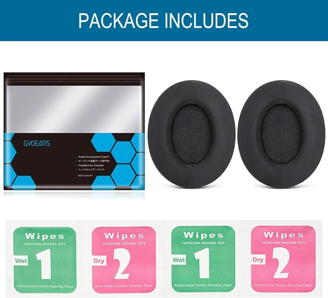 Alt view image 7 of 7 - GVOEARS Cooling Gel Replacement Ear Pads for HyperX Cloud 1/2/3/Pro - Black Also for Core/Alpha/Alpha S/Alpha Pro/Flight/Flight S/Stinger/Stinger S, CloudX Stinger Headset, Breathable Ice Silk Fabric