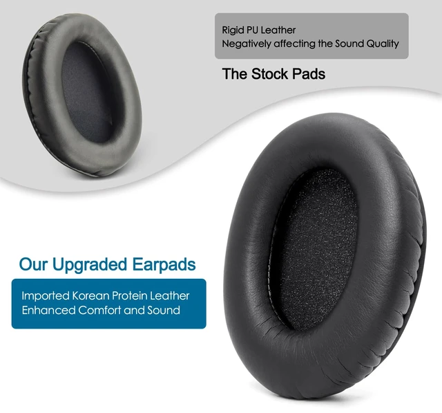 Alt view image 7 of 7 - GVOEARS Premium Replacement Ear Pads for HyperX Cloud 1/2/3/Pro - Black Also for Core/Alpha/Alpha S/Alpha Pro/Flight/Flight S/Stinger, CloudX Stinger Headset & More