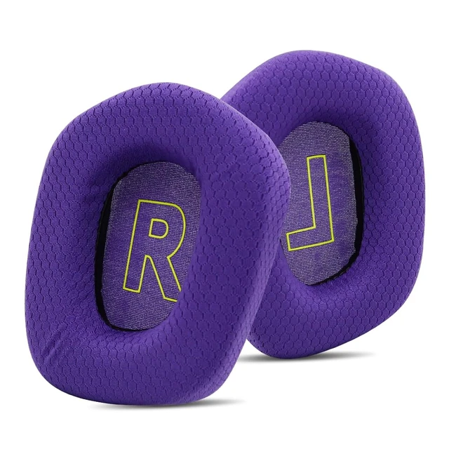 Alt view image 3 of 7 - Replacement Earpads for Logitech G733 G535 G335 Lightspeed Wireless Gaming Headset, Ear Pads Cushions Cover with Comfort Noise Isolation Foam (Purple)