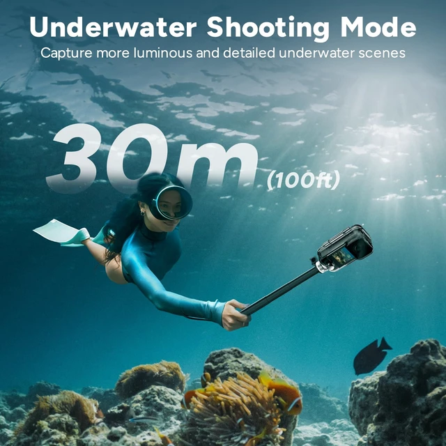 Alt view image 6 of 7 - C300,4K Travel Pocket Camera,64GB,7 Hour Long Recording,Wearable Body Cam,6-Axis Gyro Stabilizer POV Cam for Daily Vlogs,Dual Touch Screen,30M Waterproof,User-Friendly for Beginners