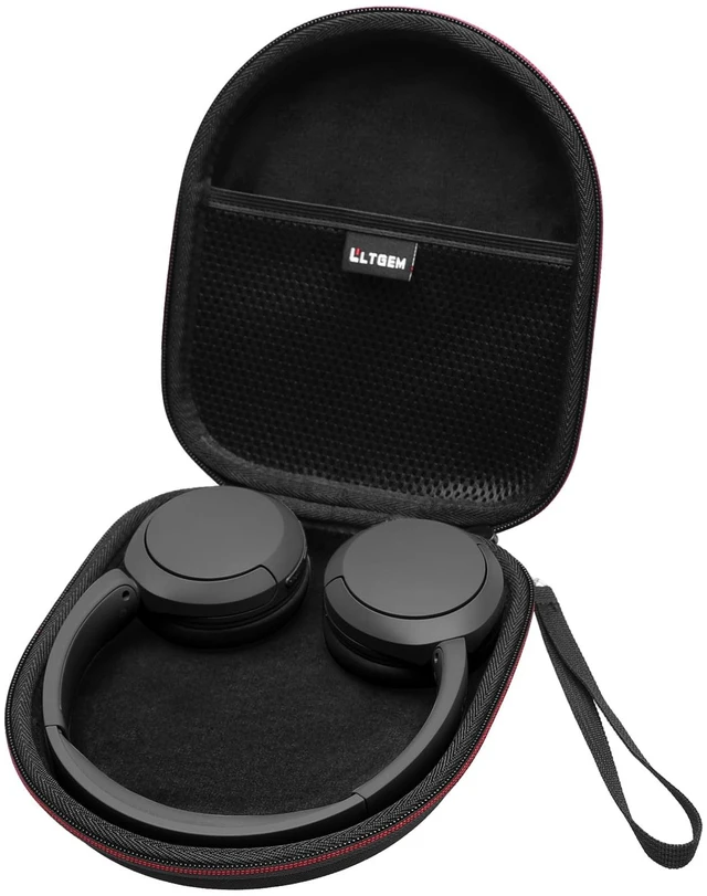 Main image of Case for Sony WH-CH520 Wireless Headphones Black Hard Carrying Travel Case for Sony WH-CH520 Wireless Headphones