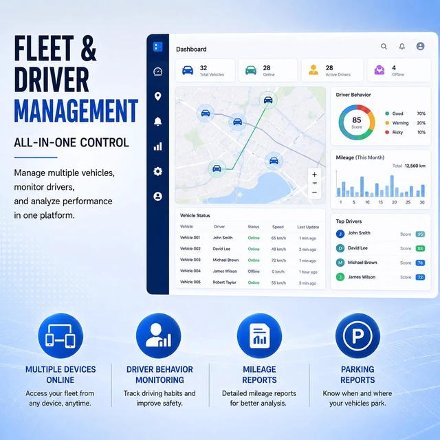 Alt view image 6 of 6 - GPS Tracker for Vehicles by, No Monthly Fees, Real-Time Car GPS Tracker with Built-in 4G SIM, Magnetic Vehicle Tracking Device, Long Battery Life, Geo-Fence & Vibration Alerts