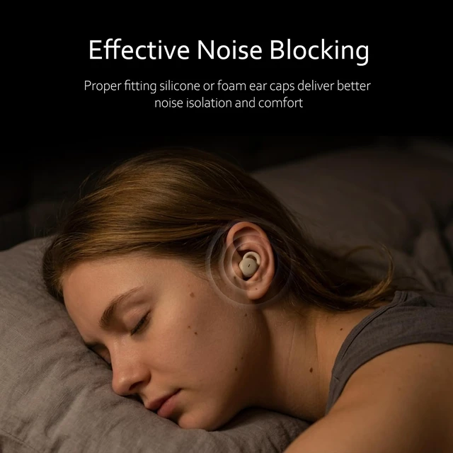 Alt view image 4 of 7 - Smallest Invisible Sleep Earbuds Comfortable Noise Blocking Wireless Headphones for Sleeping Bluetooth Flat Ear Buds for Side Sleepers,Tiny Hidden Buds for Work Sports (Beige)
