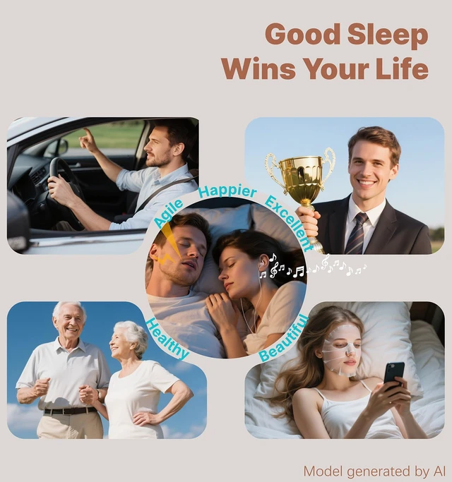 Alt view image 7 of 7 - 3.5mm Wired Sleep Earbuds, 2g Lightweight Earphones for Side Sleeper -30dB Noise Isolation Sleep Earplug w/Mic, Soft Silicone, Flat Thin Sleep Earphones for Air Travel/Work/Audio Book/Meditation