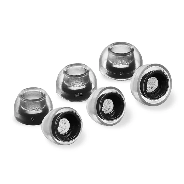 Alt view image 7 of 7 - Crystal for Galaxy Buds 4/3 Pro Ear Tips Samsung-Certified Ear Tips SMAPP-Certified, Galaxy Buds 4/3 Pro, Anti-Slip, Grippy Surface, Active Lifestyle, Hypoallergenic Silicone