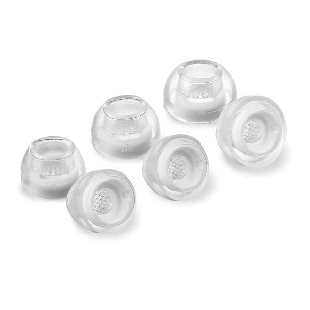 Alt view image 7 of 7 - Crystal for Galaxy Buds 4 Pro Ear Tips Samsung-Certified Ear Tips SMAPP-Certified, Galaxy Buds 4/3 Pro, Anti-Slip, Grippy Surface, Active Lifestyle, Hypoallergenic Silicone