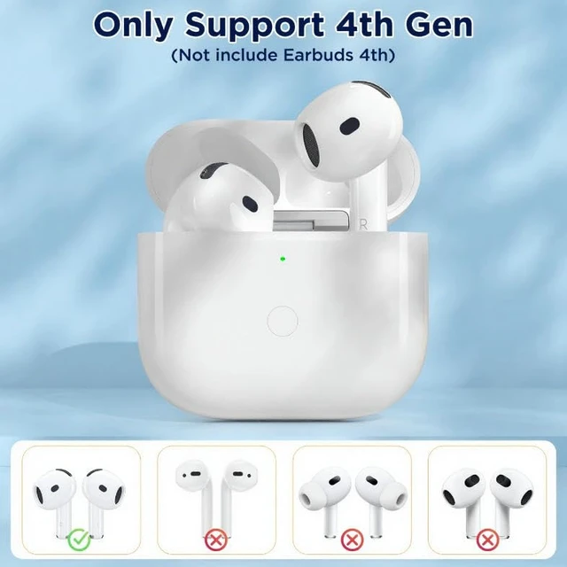Alt view image 3 of 7 - Replacement Charging Case for AirPods Pro 1/2 (2.3" (4th case)) wireless charging case for AirPods 4th generation, replacement charging case, Type-C Charging Port