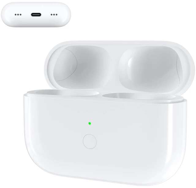 Main image of Replacement Charging Case for AirPods Pro 2nd/1st Gen, No Earbuds Type-C Charging Port, Air Pods Pro 2nd/1st, 2022/2019, Support Bluetooth Pairing Sync Button