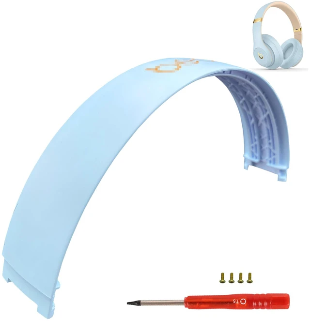 Main image of Beat Headband Replacement Studio 3 Parts as Same as Stock Arch Band Repair Kit Compatible with Beats by Dre Studio 3/A1914 and Studio 2 Wired/Wireless (B0500/B0501) Over-Ear Headphones (Crystal Blue)
