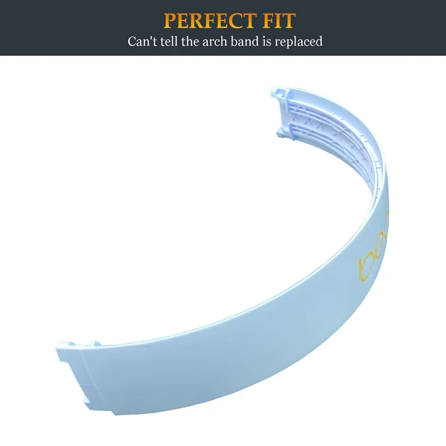 Alt view image 3 of 6 - Beat Headband Replacement Studio 3 Parts as Same as Stock Arch Band Repair Kit Compatible with Beats by Dre Studio 3/A1914 and Studio 2 Wired/Wireless (B0500/B0501) Over-Ear Headphones (Crystal Blue)