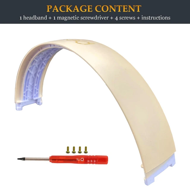 Alt view image 5 of 5 - Beat Replacement Headband Studio 3 Parts as Same as Stock Arch Band Repair Kit Compatible with Beats by Dre Studio 3 (A1914) and Studio 2 Wired/Wireless (B0500/B0501) Over-Ear Headphones (Desert Sand)