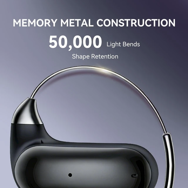 Alt view image 4 of 7 - Open Over Ear Earbuds Wireless Bluetooth Open Ear Headphones Out Of Ear Wireless Open Ear Earbuds Over Ear Hook Bone Air Conduction Earbuds That Don'T Go In Your Ear Outside Ear
