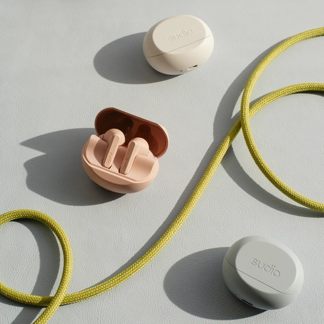 Alt view image 3 of 7 - A3 Pro Noise Cancelling Earbuds 25H Playtime, ANC, Multipoint Bluetooth 5.4, Clear Calls, IPX4 Sweat & Splash Resistant, USB-C Charging, Made from Recycled Plastics (Pink)