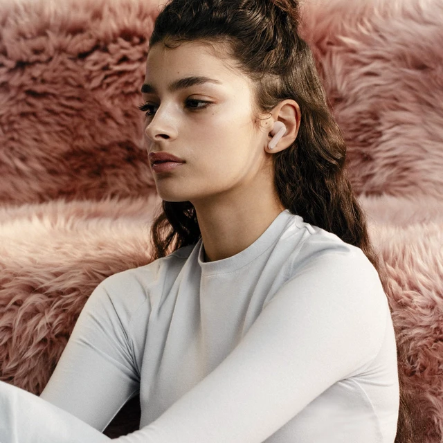 Alt view image 4 of 7 - A3 Pro Noise Cancelling Earbuds 25H Playtime, ANC, Multipoint Bluetooth 5.4, Clear Calls, IPX4 Sweat & Splash Resistant, USB-C Charging, Made from Recycled Plastics (Pink)