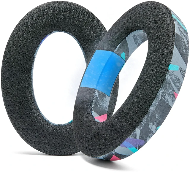 Main image of Freeze PC38X - Cooling Gel Earpads for Sennheiser PC38X, PC37X & HD599 Made by Wicked Cushions Also fits HD598, HD560S, Game ONE & More. Elevate Comfort & Durability 90's Black