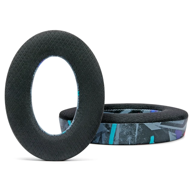 Alt view image 6 of 7 - Freeze PC38X - Cooling Gel Earpads for Sennheiser PC38X, PC37X & HD599 Made by Wicked Cushions Also fits HD598, HD560S, Game ONE & More. Elevate Comfort & Durability 90's Black