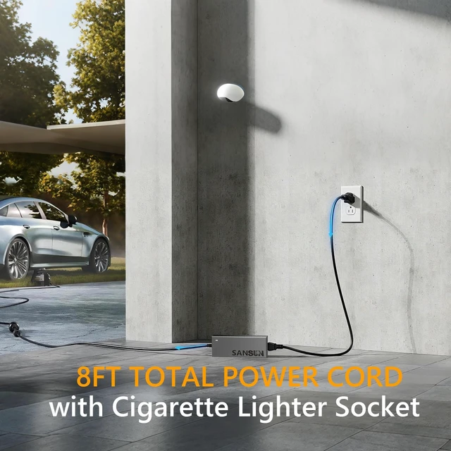 Alt view image 7 of 7 - AC to DC Converter 10A Car Cigarette Lighter Socket, 120V to 12V Supply Adapter Transformer for Electric Air Pump, Car Fan and Other Devices Under 120W (10A)