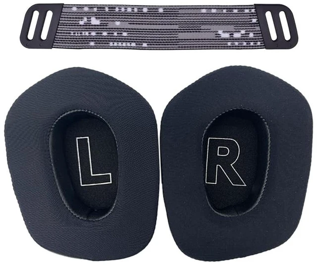 Main image of Replacement Earpads for Logitech G733 G535 G335 Lightspeed Wireless Gaming Headset, Ear Pads Cushions with Comfort Noise Isolation Foam (Cool Gel Black)